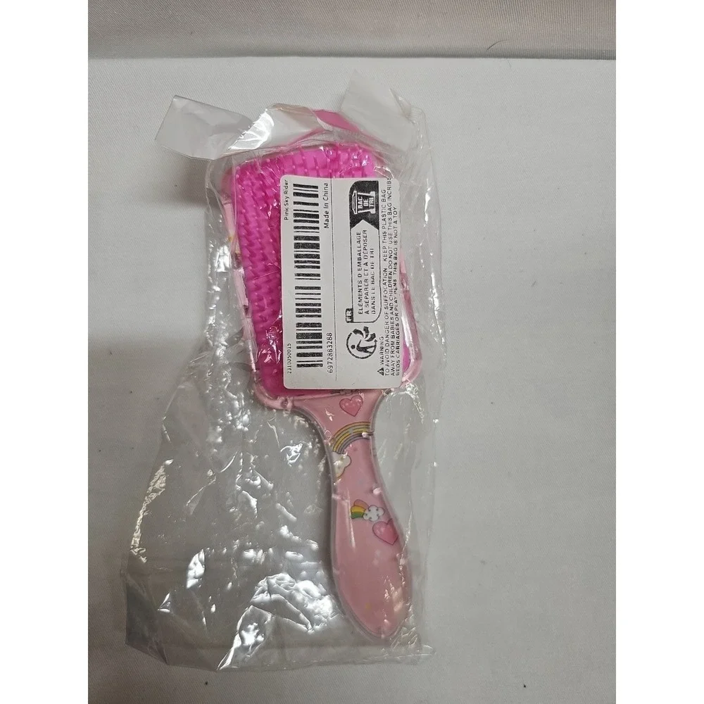 Unicorn Hairbrush for Girls Sparkly Moving Confetti Glitter Detangling Brush NEW
